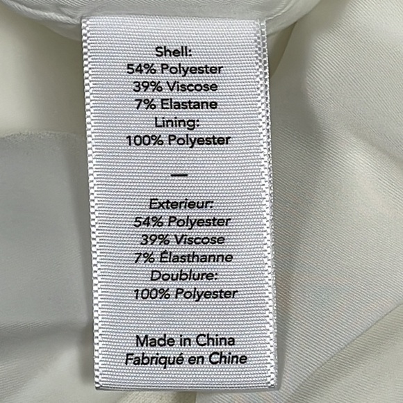 Elizabeth & James Dress Sapphire White Bodycon Sleeveless w/ Center Cut Out - Picture 13 of 13